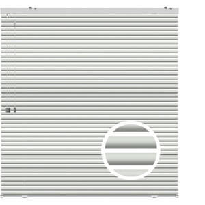 Żaluzje aluminiowe FLUO 50 mm. - PVC