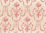Tkanina Camengo Les Belles Toiles De Jouy Tissus 88048213 Tissu Corne D'abondance ze wzorem Królewski