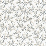 Tkanina Camengo Olinda 47870443 Paraty ze wzorem Gałązki