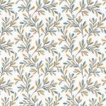 Tkanina Camengo Olinda 48100112 Paraty ze wzorem Gałązki