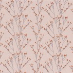 Tkanina Camengo Mademoiselle 41640312 Lison ze wzorem Wiosenna Trawa