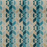 Tkanina Camengo Orleans 46770207 Jackson Square ze wzorem Świąteczny Rytm