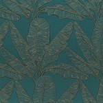 Tkanina Camengo Pacifique 31150381 Cook ze wzorem Liście