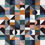 Tkanina Camengo Rainbow 4 35710360 Facette ze wzorem Tekstura