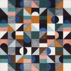 Tkanina Camengo Rainbow 4 35710360 Facette ze wzorem Tekstura