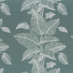 Tkanina Camengo Villa D'ete 38360396 Botanique ze wzorem Liście