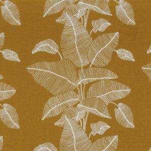 Tkanina Camengo Villa D'ete 38360467 Botanique ze wzorem Liście