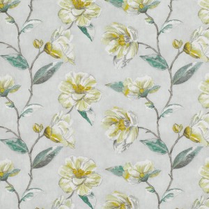 Tkanina Gardenia 2 Japonica Embroidery ze wzorem Kwiaty