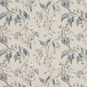 Tkanina Gardenia 1 Wisteria Embroidery ze wzorem Kwiaty