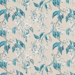 Tkanina Gardenia 2 Wisteria Embroidery ze wzorem Kwiaty
