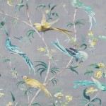 Tkanina Romo 04 Pluma ze wzorem Ptaszki