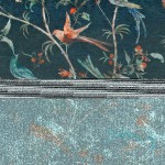 Tkanina Romo 02 Pluma Velvet ze wzorem Ptaszki