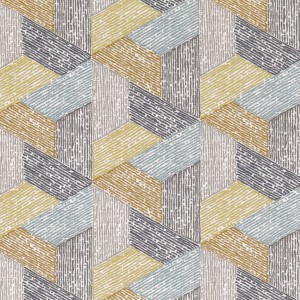 Tkanina Sarouk 04 Escher Wild ze wzorem Geometryczny