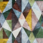 Tkanina Black Edition 01 Zafaro ze wzorem Diament