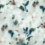 Tkanina Black Edition Zafaro 01 Orimono ze wzorem Kwiaty