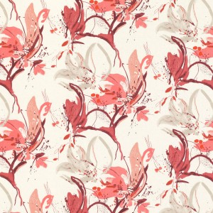 Tkanina Villa Nova 02 Artesia ze wzorem Lilie