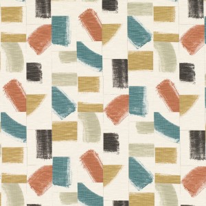 Tkanina Villa Nova 06 Huari ze wzorem Machnięcie Pędzlem