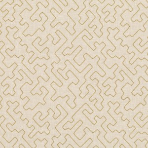 Tkanina Huari 04 Asante ze wzorem Puzzle