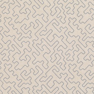 Tkanina Huari 07 Asante ze wzorem Puzzle