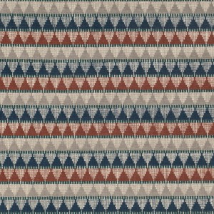 Tkanina Norrland Weaves 05 Tobi Multi ze wzorem Tekstura