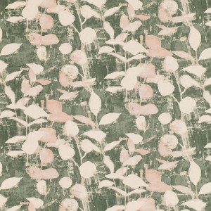 Tkanina Ostara 01 Berea ze wzorem Roślinność