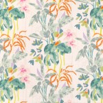 Tkanina Ostara 02 Majorelle ze wzorem Roślinność