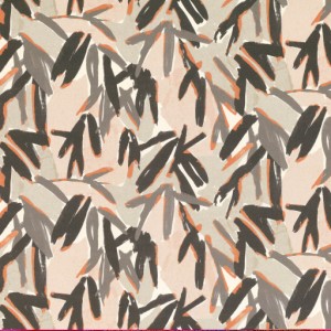 Tkanina Ostara 02 Pieris ze wzorem Liście