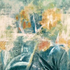 Tkanina Ostara 01 Hothouse ze wzorem Ciepła Scena