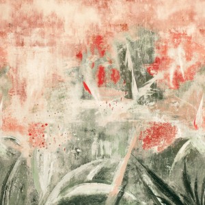 Tkanina Ostara 02 Hothouse ze wzorem Ciepła Scena