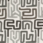 Tkanina Zinc 02 Gieronimo ze wzorem Geometryczny