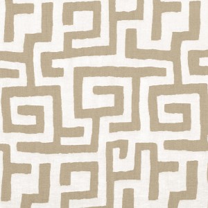 Tkanina Zinc 01 Kuba Cay ze wzorem Geometryczny