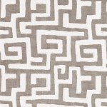Tkanina Zinc 03 Kuba Cay ze wzorem Geometryczny