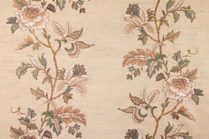 Tkanina Fischbacher 1819 207 Peony ze wzorem Piwonie