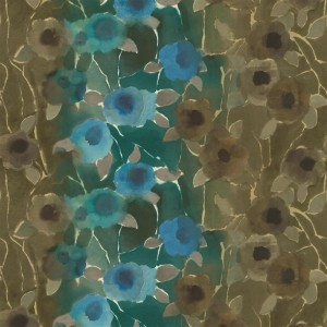 Tkanina Designers Guild Le Poeme De Fleurs Jiyuka Peacock FDG2936/01