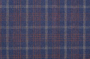 Tkanina Fischbacher 1819 801 Benu Check Recycled ze wzorem Kratka