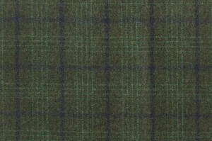 Tkanina Fischbacher 1819 804 Benu Check Recycled ze wzorem Kratka