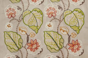 Tkanina Fischbacher 1819 207 Handmade ze wzorem Kwiaty