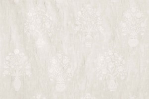 Tkanina Fischbacher 1819 400 Epoque ze wzorem Waza Z Kwiatami