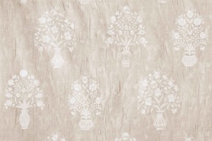 Tkanina Fischbacher 1819 407 Epoque ze wzorem Waza Z Kwiatami