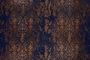 Tkanina Fischbacher 1819 602 Imperial Mirage ze wzorem Ozdobny