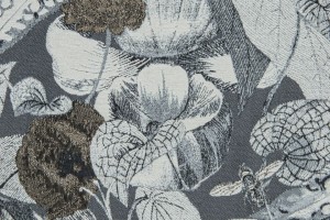 Tkanina Fischbacher 1819 905 Paradiso ze wzorem Roślinność