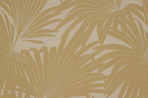 Tkanina Fischbacher 1819 303 Sumatra ze wzorem Liście Palm