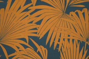 Tkanina Fischbacher 1819 309 Sumatra ze wzorem Liście Palm