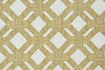 Tkanina Fischbacher 1819 903 Argentario Geometrico ze wzorem Tekstura