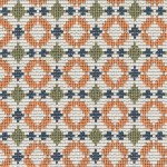 Tkanina Élitis Venice Beach OD 148 38 Pasadena ze wzorem Geometrycznym