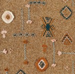 Tkanina Élitis LZ 890 79 Loreto ze wzorem Tekstura