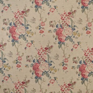 Tkanina Ralph Lauren Archival Florals Fabrics FRL5238/02 Jardin Floral Artist ze wzorem Kwiatowym