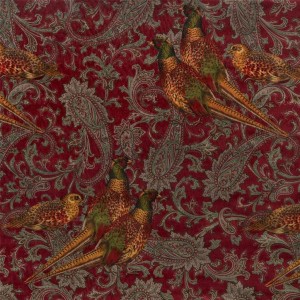 Tkanina Ralph Lauren Palazzo Collection Fabrics FRL5167/01 Buckthorn Paisley ze wzorem Tekstura