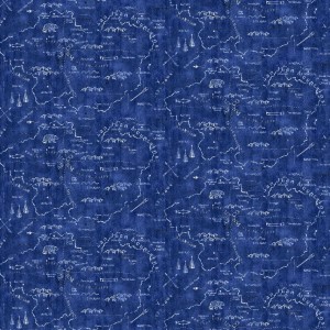 Tkanina Ralph Lauren Signature Trading Post II Fabrics FRL5143/01 Silverton Map ze wzorem Mapy