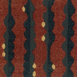 Tkanina Élitis Brera LB 980 37 Orso ze wzorem Art Deco